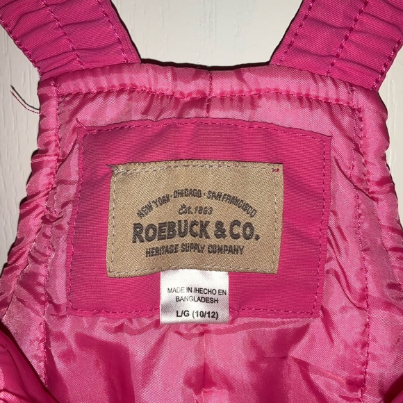 Kids Roebuck & Co snow bibs with Adjustable straps. - Picture 4 of 4
